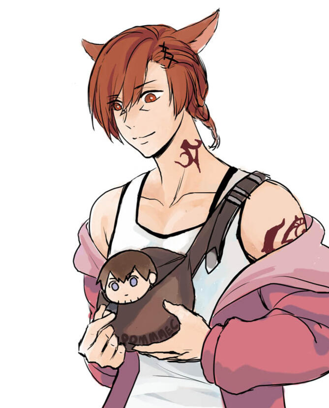 G'raha in casual outfit