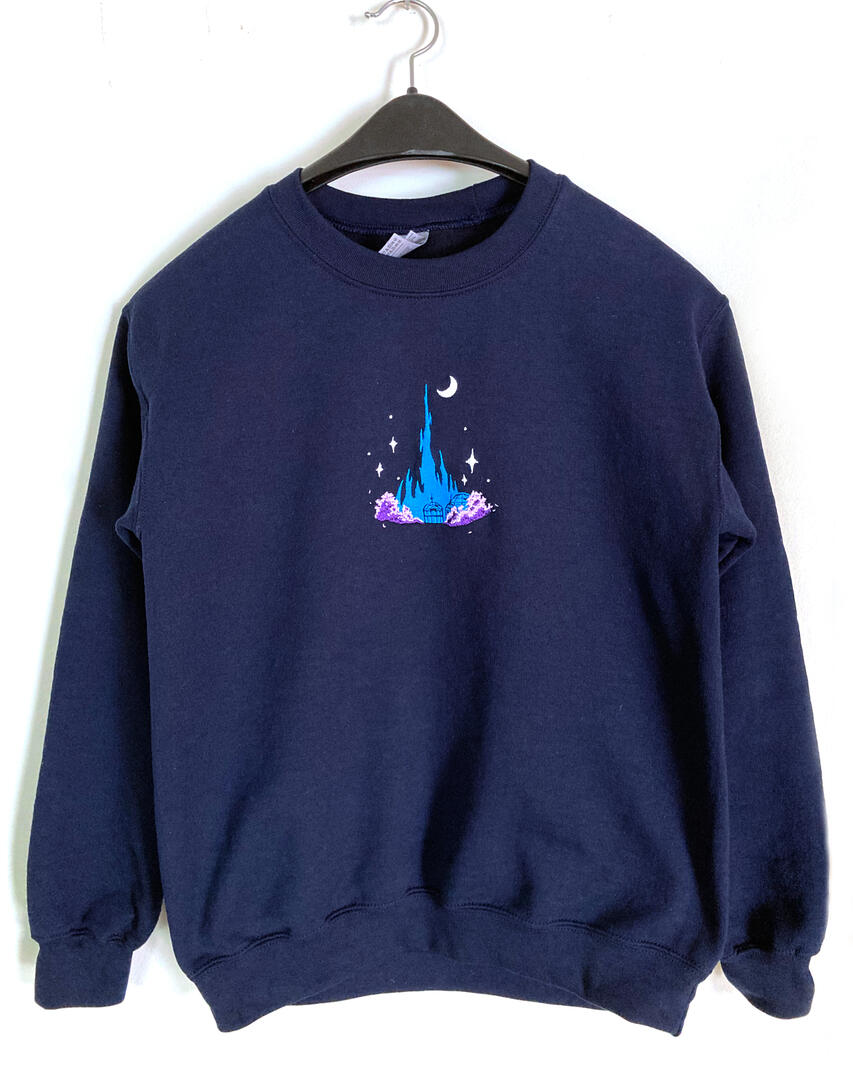 Crystarium embroidered sweater